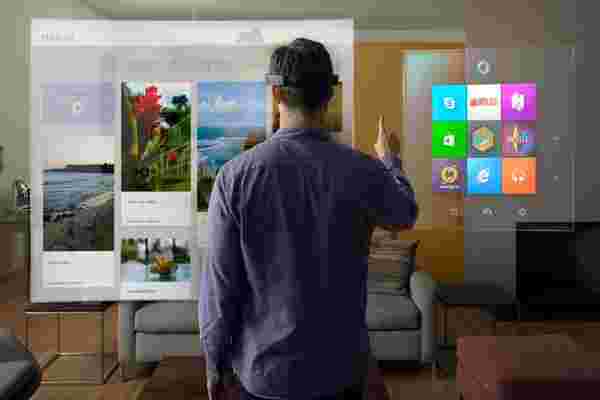 微软的增强现实耳机HoloLens的简短而激动人心的体验